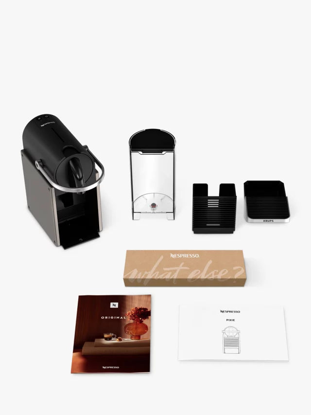 Nespresso Krups Pixie XN306T40 – Machine à café coloris titane