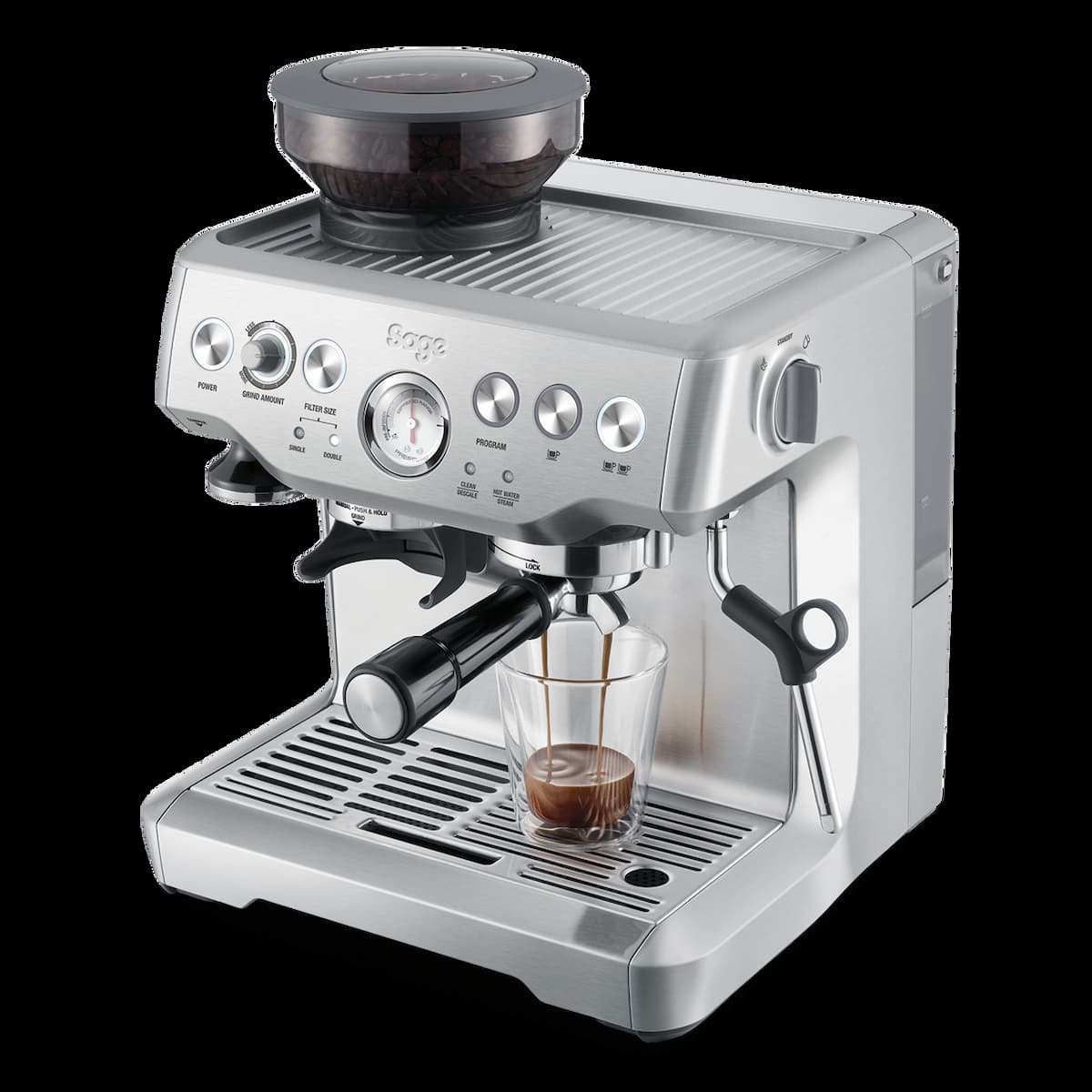 Sage Barista Express BES875UK – Machine à expresso avec broyeur intégré