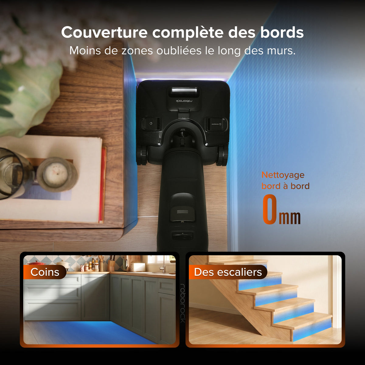 Aspirateur laveur Roborock F25 Steam avec vapeur et auto-nettoyage haute température