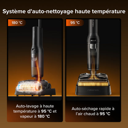 Aspirateur laveur Roborock F25 Steam avec vapeur et auto-nettoyage haute température