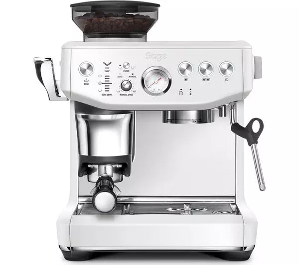 Sage Barista Express Impress SES876SST4GUK1 – Machine à expresso blanche