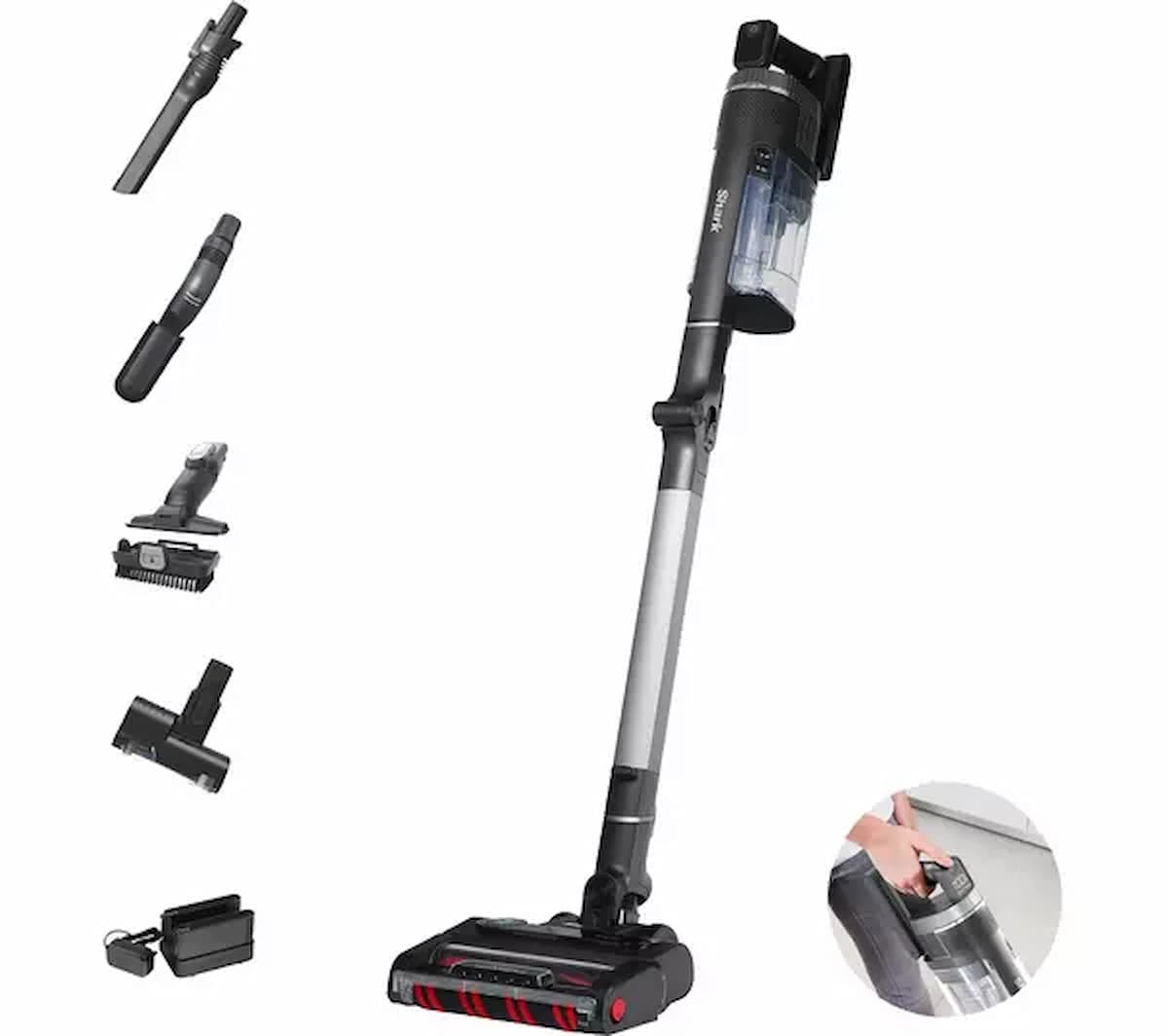 Shark Stratos IZ420UKT – Aspirateur-balai sans fil pour animaux, deux batteries