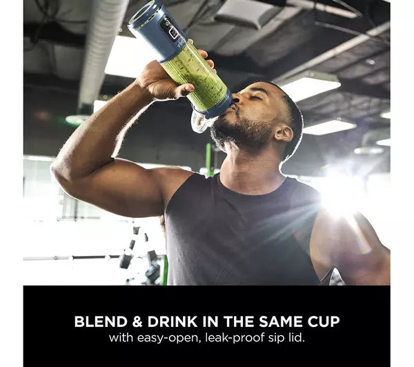 Ninja Blast BC151UKNV – Mixeur portable sans fil, bleu denim
