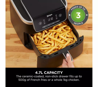 Ninja Pro AF140UK – Friteuse sans huile 4,7 L, noire