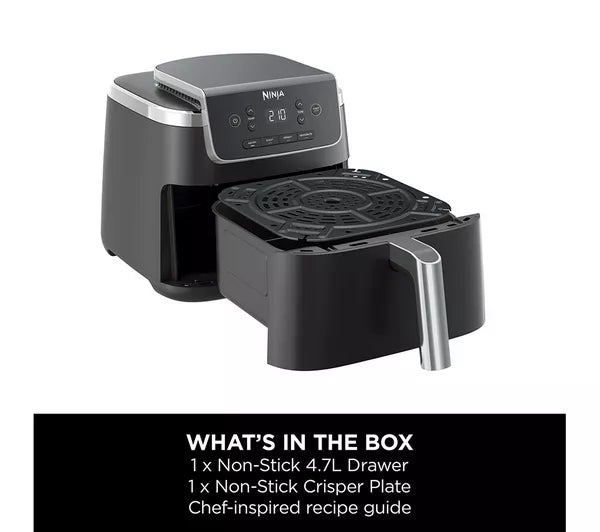 Ninja Pro AF140UK – Friteuse sans huile 4,7 L, noire