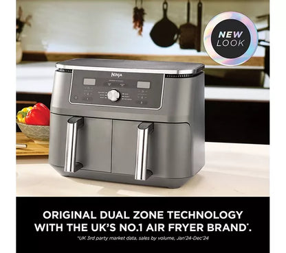 Ninja MAX DZ400UK – Friteuse sans huile 9,5 L à deux compartiments