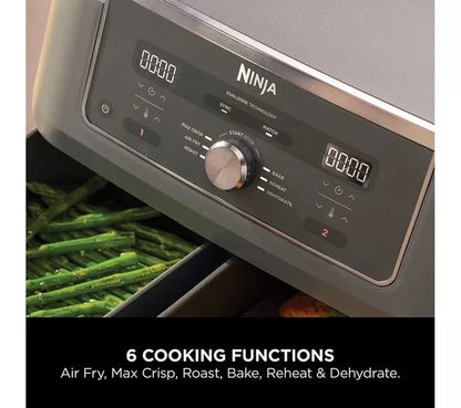 Ninja MAX DZ400UK – Friteuse sans huile 9,5 L à deux compartiments