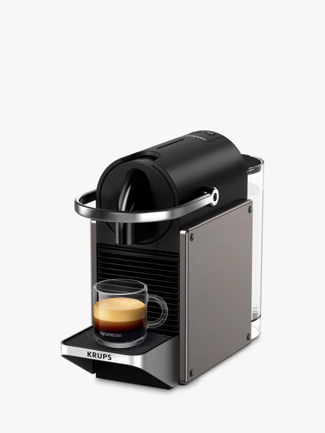 Nespresso Krups Pixie XN306T40 – Machine à café coloris titane