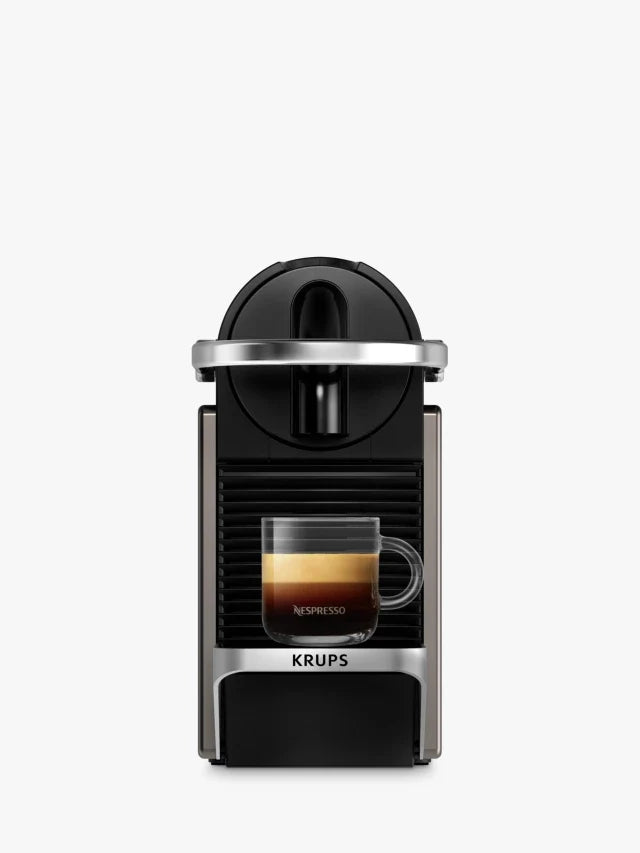 Nespresso Krups Pixie XN306T40 – Machine à café coloris titane