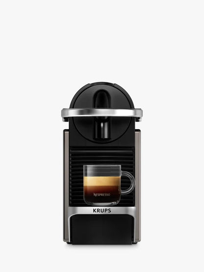 Nespresso Krups Pixie XN306T40 – Machine à café coloris titane