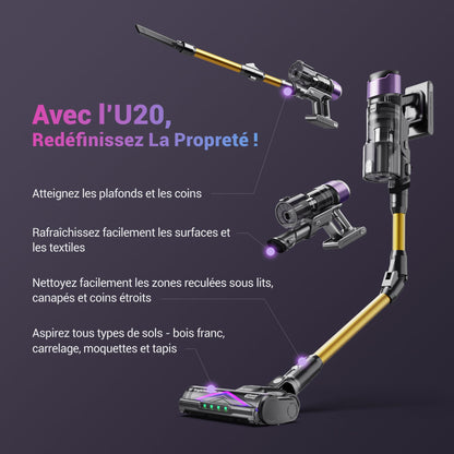 Ultenic U20 Aspirateur-balai sans fil