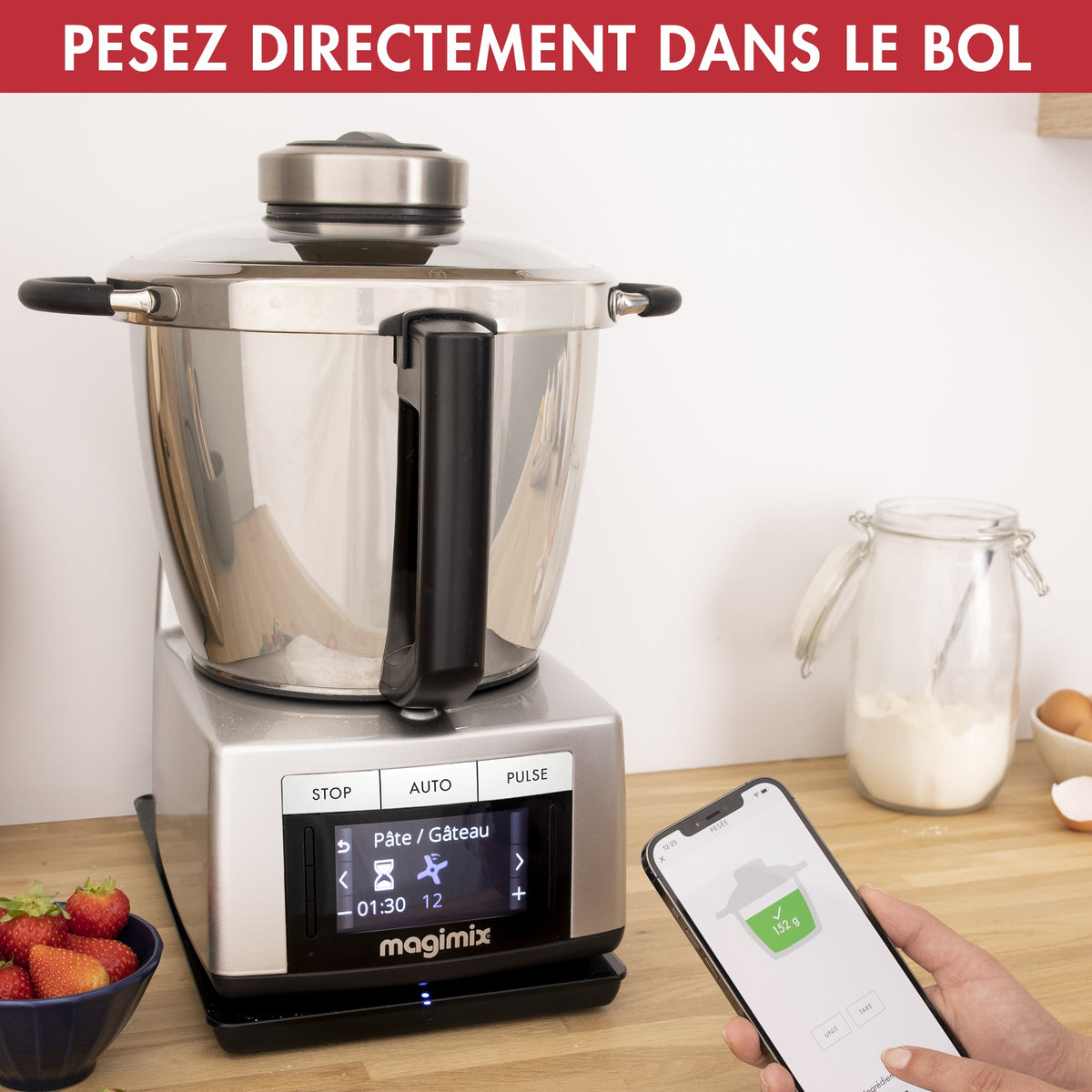 Magimix Cook Expert XL Connect 18914 – Robot cuiseur connecté 4,8 L