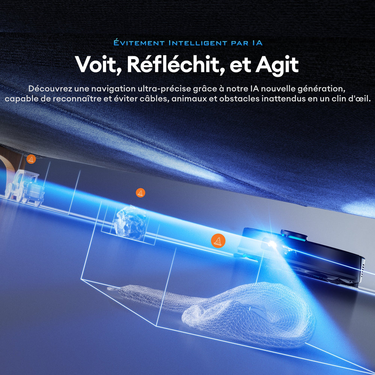 Ultenic T20 Pro Robot aspirateur Laveur