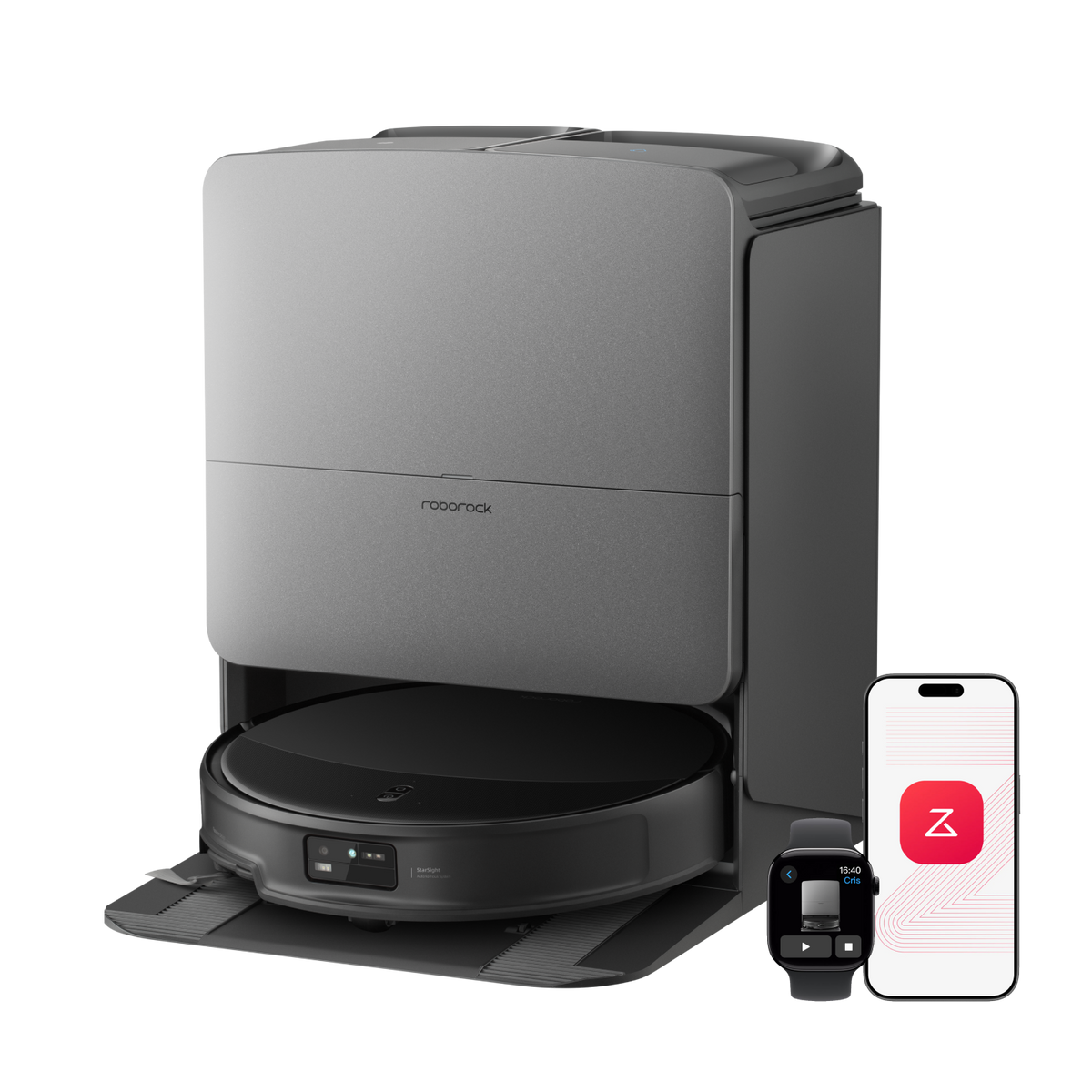Roborock Saros 20 Robot aspirateur laveur 36 000 Pa avec AdaptiLift® Chassis 3.0
