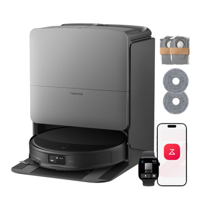 Roborock Saros 20 Robot aspirateur laveur 36 000 Pa avec AdaptiLift® Chassis 3.0