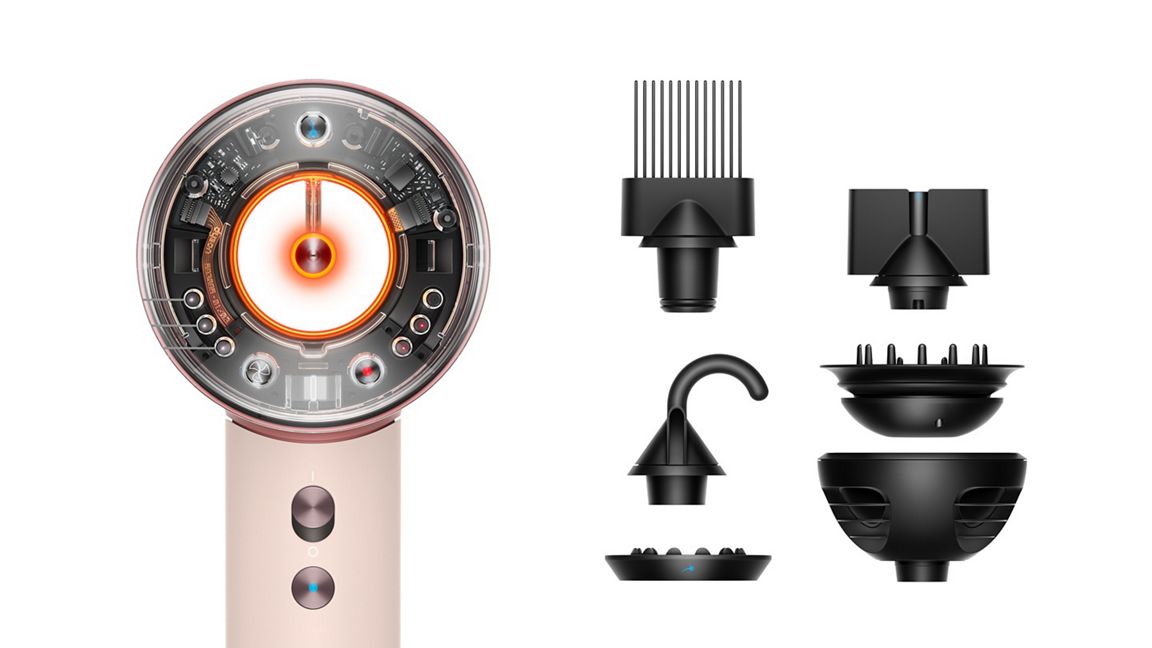 Sèche-cheveux Dyson Supersonic Nural – Cheveux bouclés à frisés – Rose céramique – vue 2