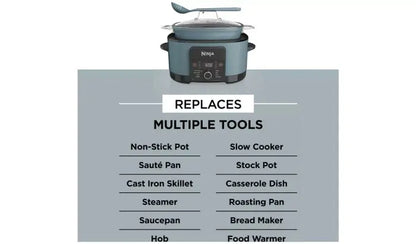 Ninja Foodi PossibleCooker MC1001UK – Multicuiseur 8-en-1 gris sel marin