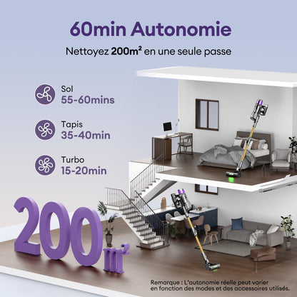 Ultenic U20 Aspirateur-balai sans fil