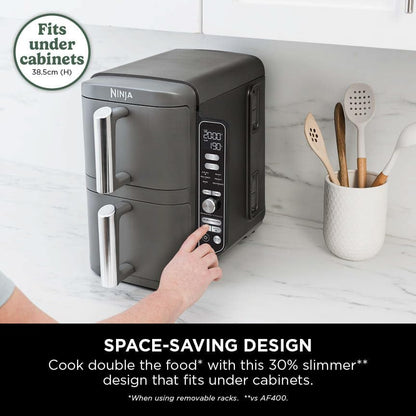 Ninja SL400UK – Friteuse sans huile à double niveau 9,5 L