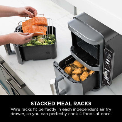 Ninja SL400UK – Friteuse sans huile à double niveau 9,5 L