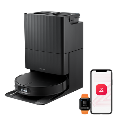 Roborock Qrevo Edge 2 - Puissance d’aspiration HyperForce de 25 000 Pa et double système anti-enchevêtrements