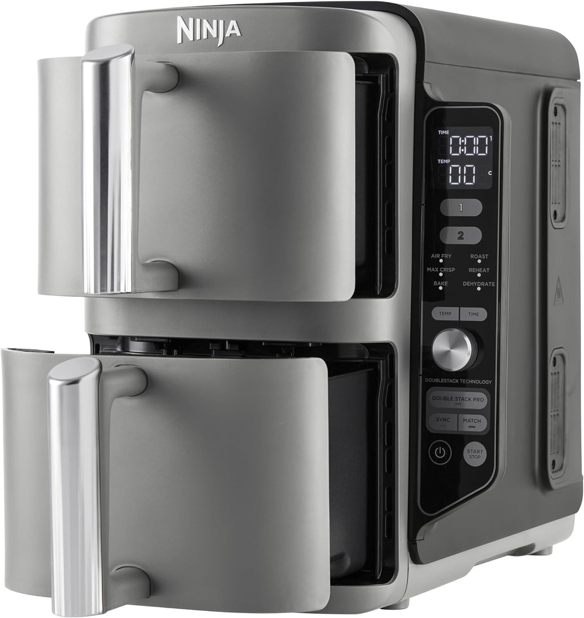 Ninja SL400UK – Friteuse sans huile à double niveau 9,5 L