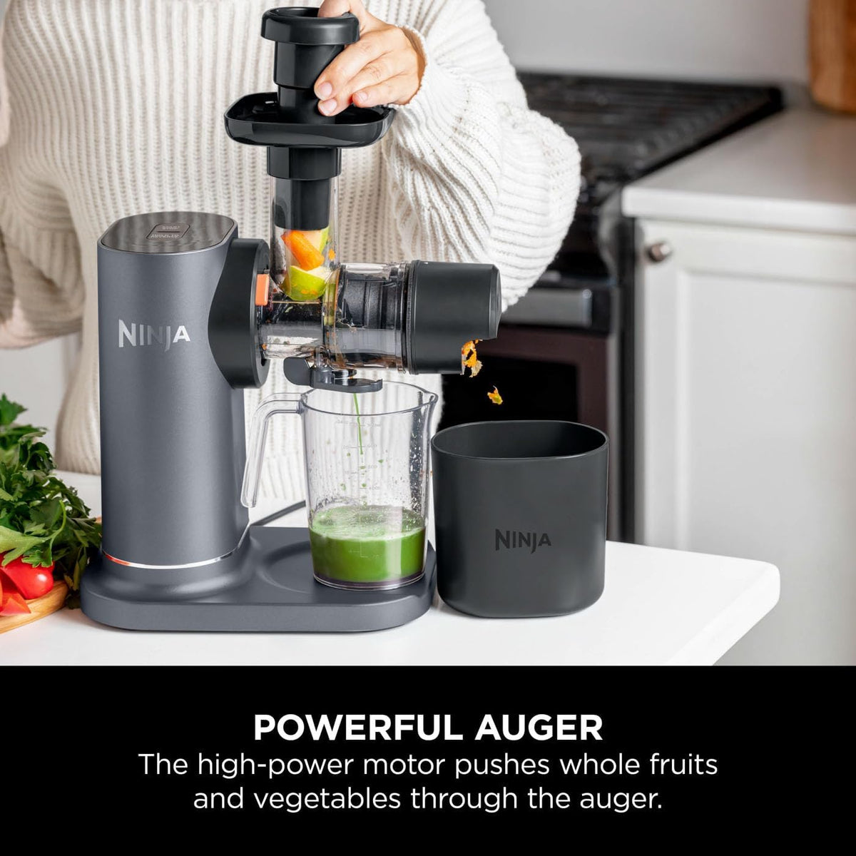 Ninja JC151UK – Extracteur de jus à pression à froid avec filtre anti-obstruction