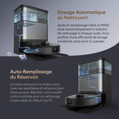Ultenic MX50 Robot aspirateur Laveur