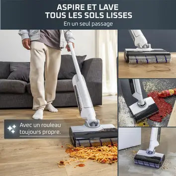 Rowenta X-Clean 10 GZ7035WO – Aspirateur-laveur sans fil