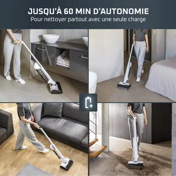 Rowenta X-Clean 10 GZ7035WO – Aspirateur-laveur sans fil