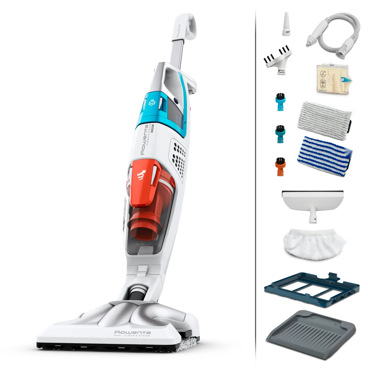 Rowenta Clean & Steam Multi RY8544WH – Aspirateur et nettoyeur vapeur 2-en-1