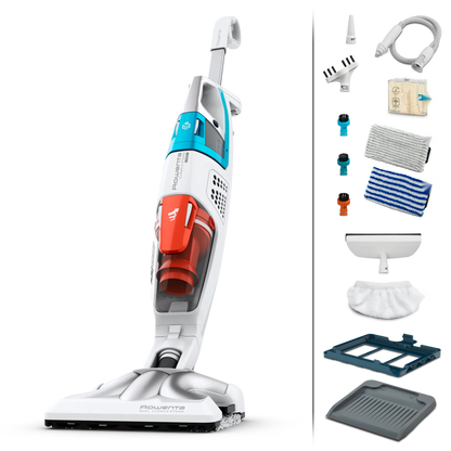 Rowenta Clean & Steam Multi RY8544WH – Aspirateur et nettoyeur vapeur 2-en-1