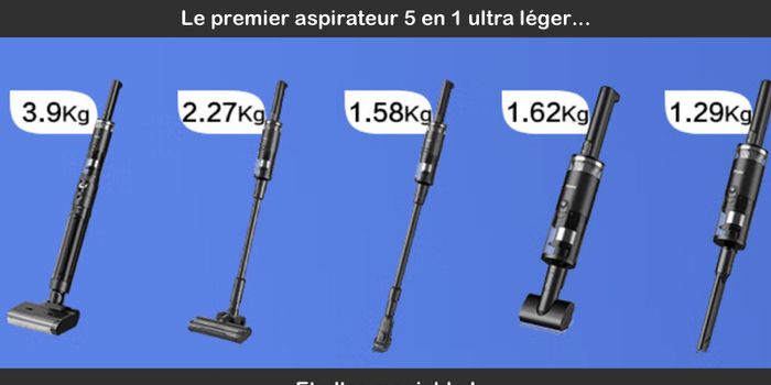 EziClean Cyclowash P12 – Aspirateur-laveur sans fil multifonction