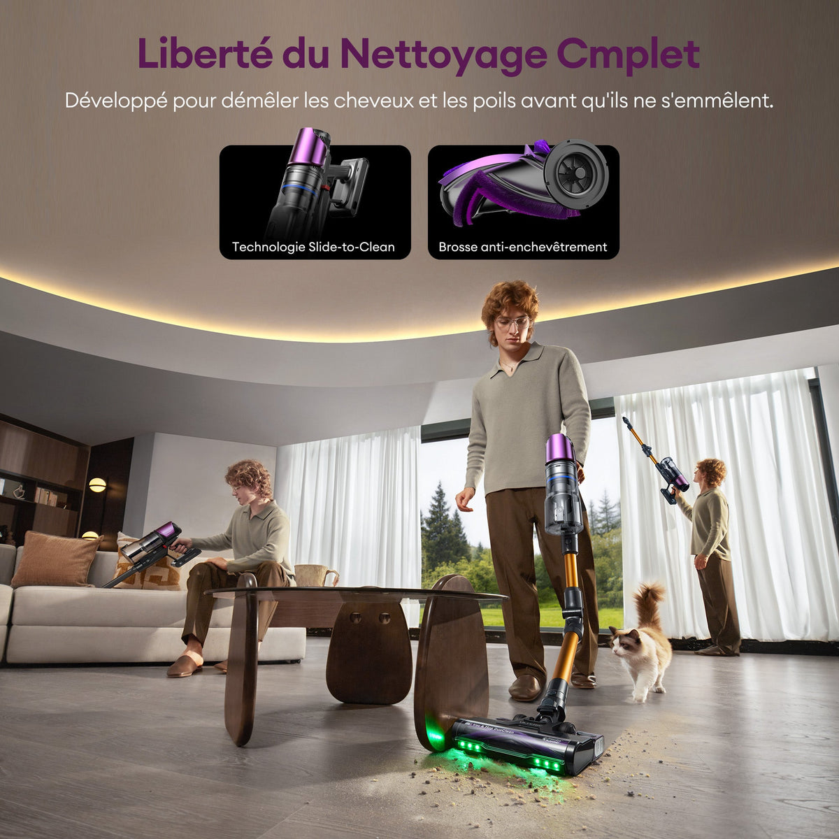 Ultenic U20 Mopper Aspirateur-balai sans fil