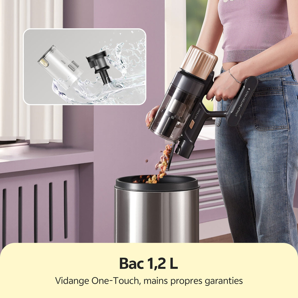 Ultenic U15 Aspirateur-balai sans fil