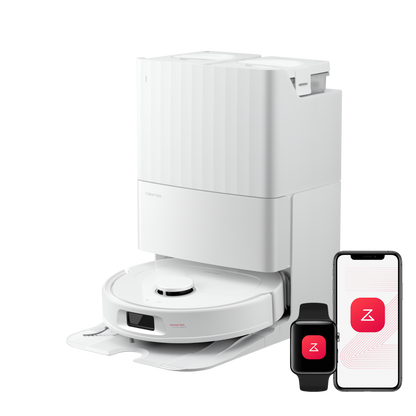 Roborock QV 35A robot aspirateur laveur avec station d’accueil multifonctionnelle