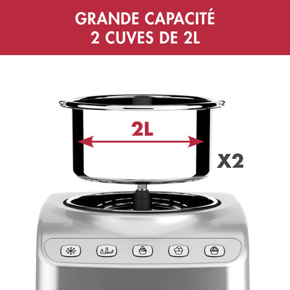 Magimix Gelato Expert 11680 – Turbine à glace avec groupe froid intégré