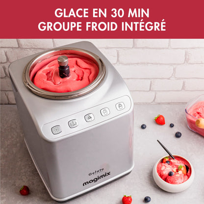 Magimix Gelato Expert 11680 – Turbine à glace avec groupe froid intégré