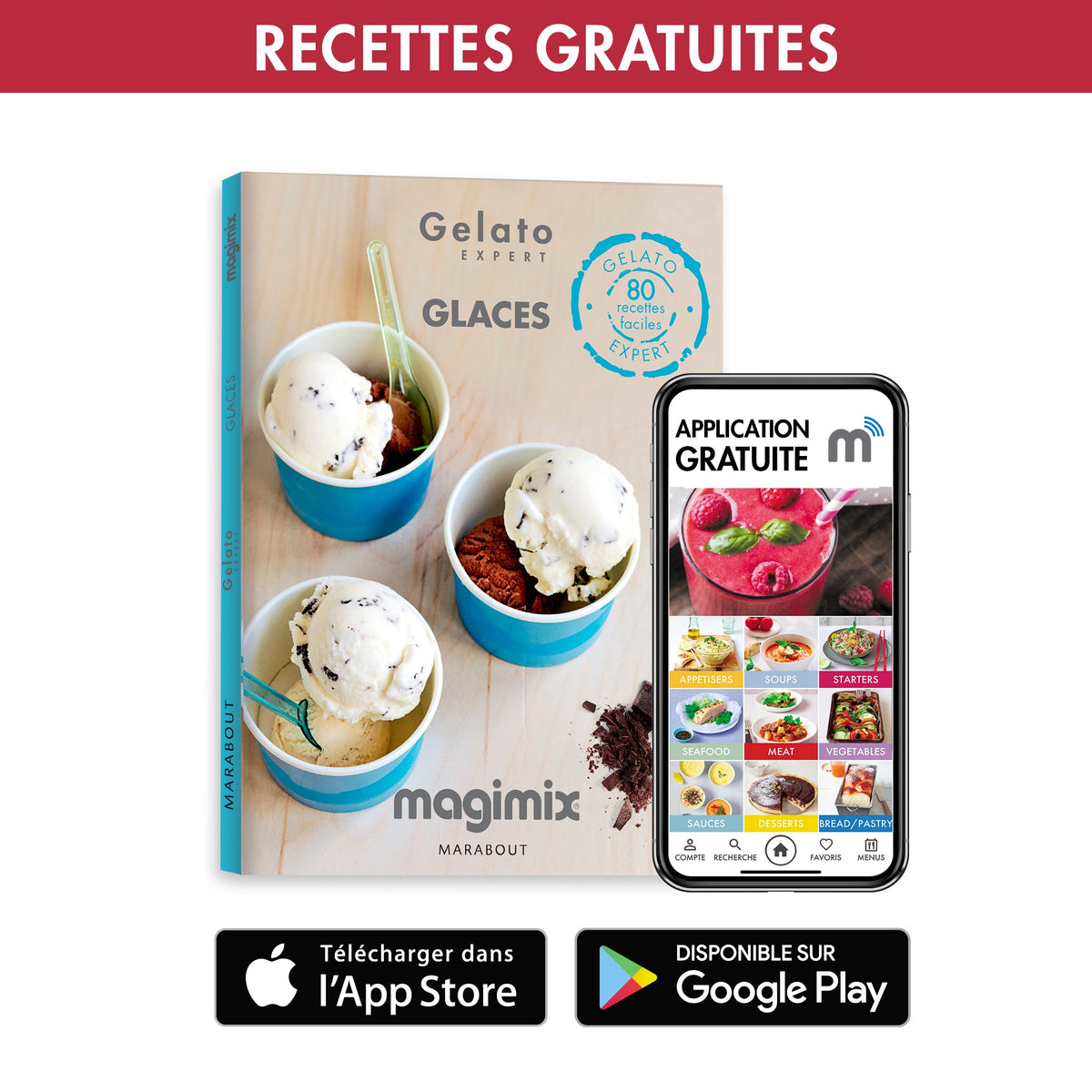 Magimix Gelato Expert 11680 – Turbine à glace avec groupe froid intégré