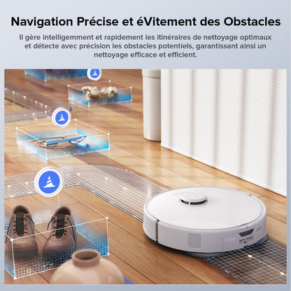 Roborock Qrevo Edge S5A robot aspirateur laveur avec station d’accueil multifonctionnelle 3.0
