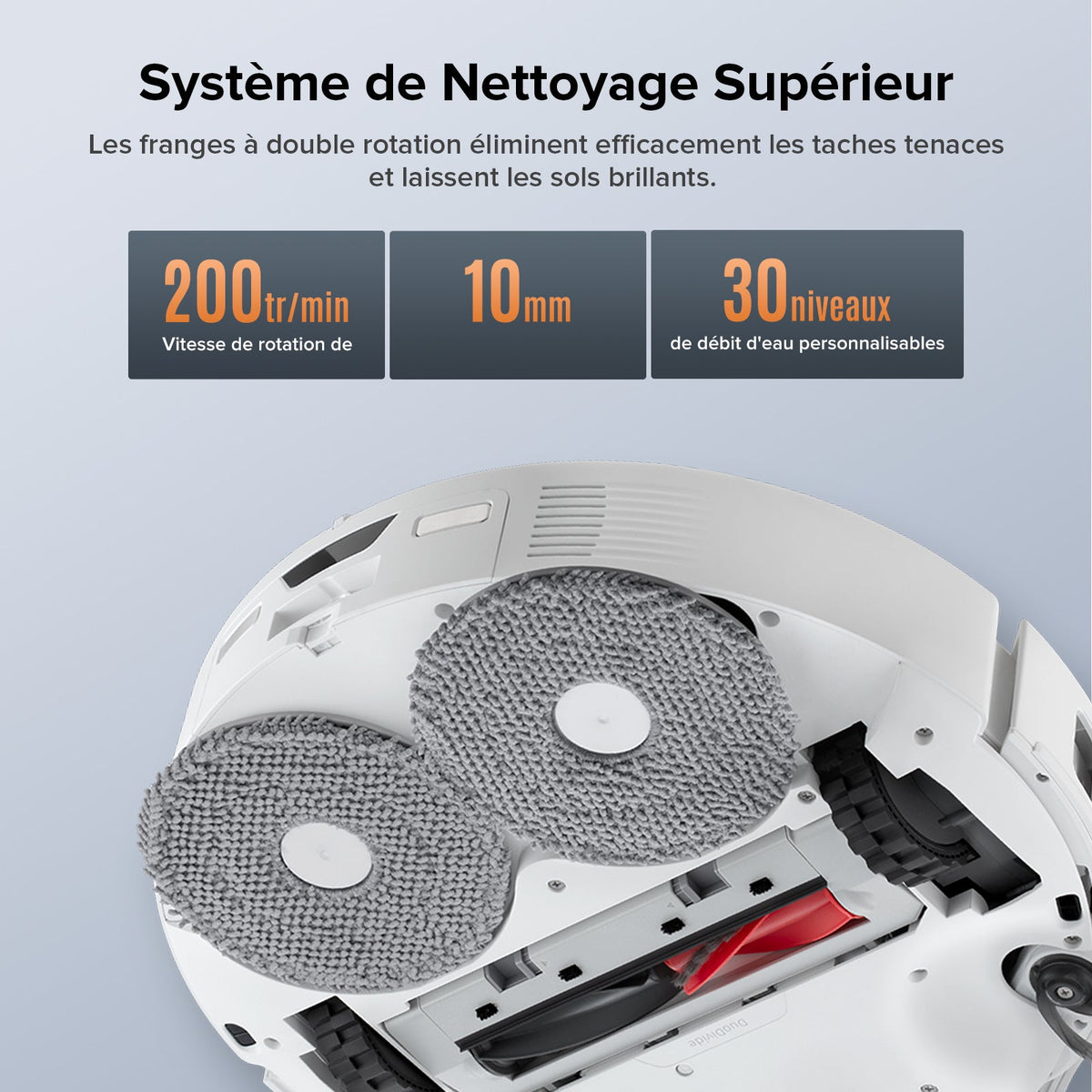 Roborock Qrevo Edge S5A robot aspirateur laveur avec station d’accueil multifonctionnelle 3.0