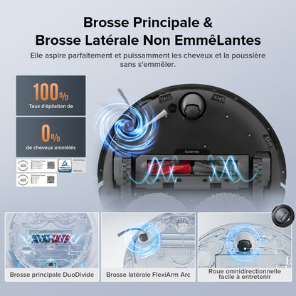 Roborock Qrevo Edge S5A robot aspirateur laveur avec station d’accueil multifonctionnelle 3.0