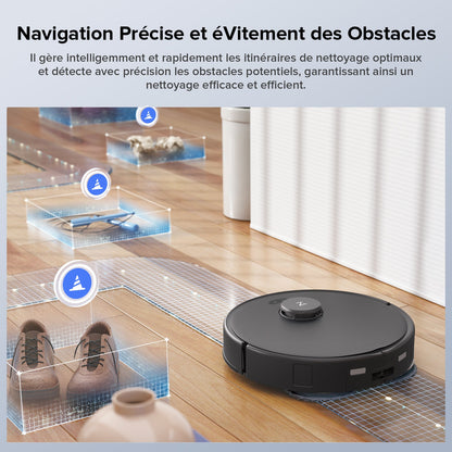 Roborock Qrevo Edge S5A robot aspirateur laveur avec station d’accueil multifonctionnelle 3.0