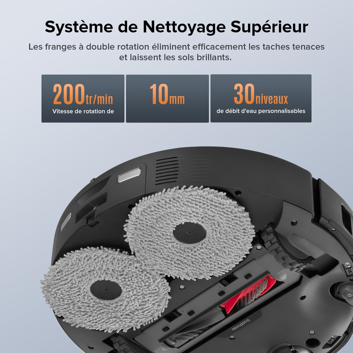 Roborock Qrevo Edge S5A robot aspirateur laveur avec station d’accueil multifonctionnelle 3.0
