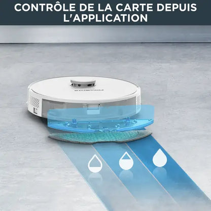 Rowenta X-Plorer Série 75 S+ RR8585WH – Robot aspirateur avec station de vidage