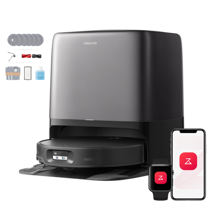 Aspirateur-laveur robot Roborock Saros 20 Neo avec nettoyage à la serpillière avec de l’eau chaude et station d’accueil intelligente