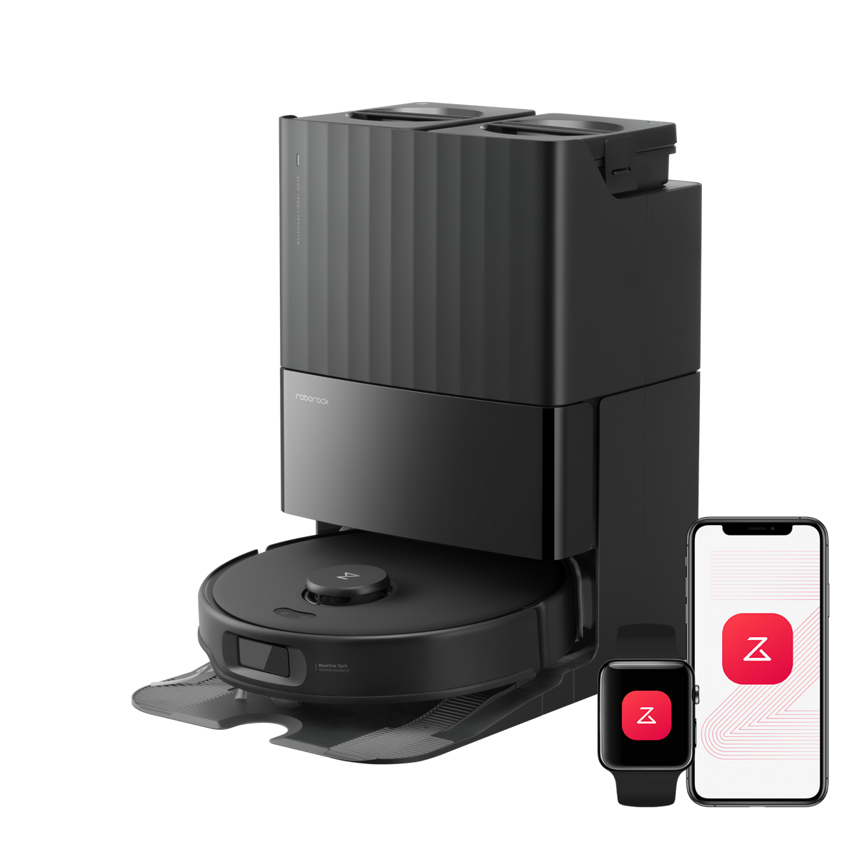 Roborock Qrevo Edge S5A robot aspirateur laveur avec station d’accueil multifonctionnelle 3.0
