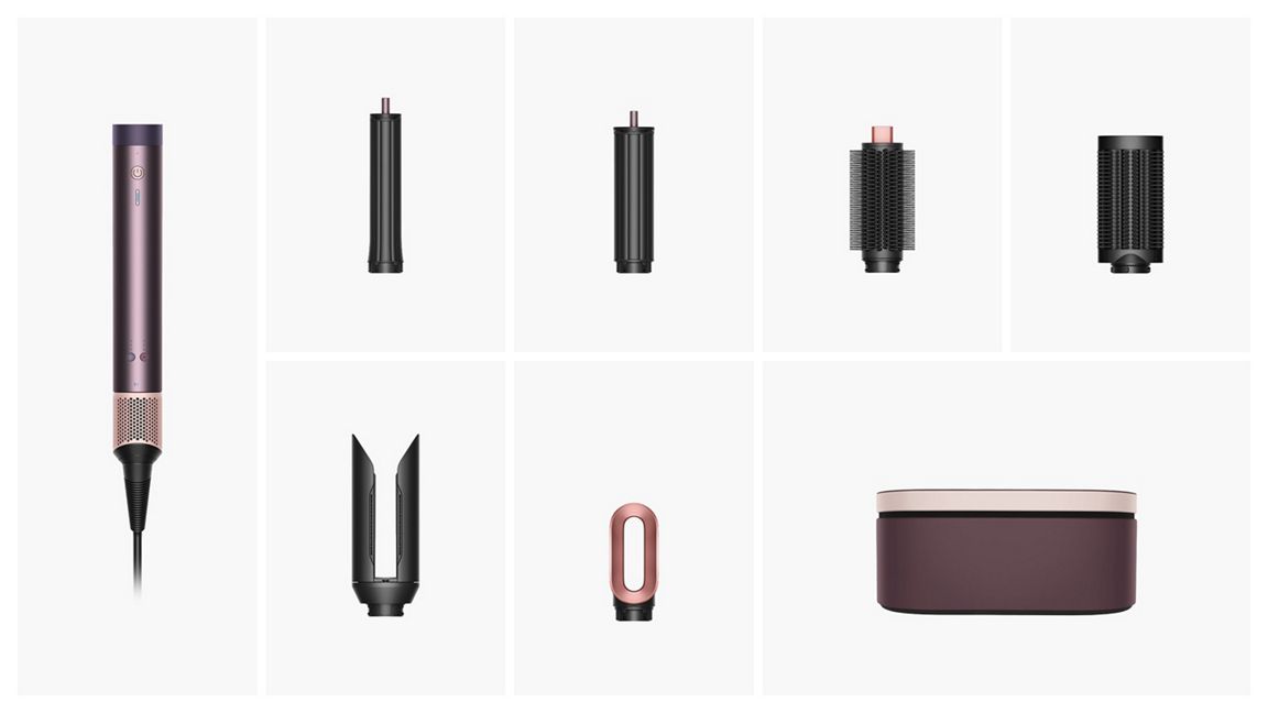 Multi-styler Dyson Airwrap Co-anda2x – Jaspe Fleur de Prunier – vue 2