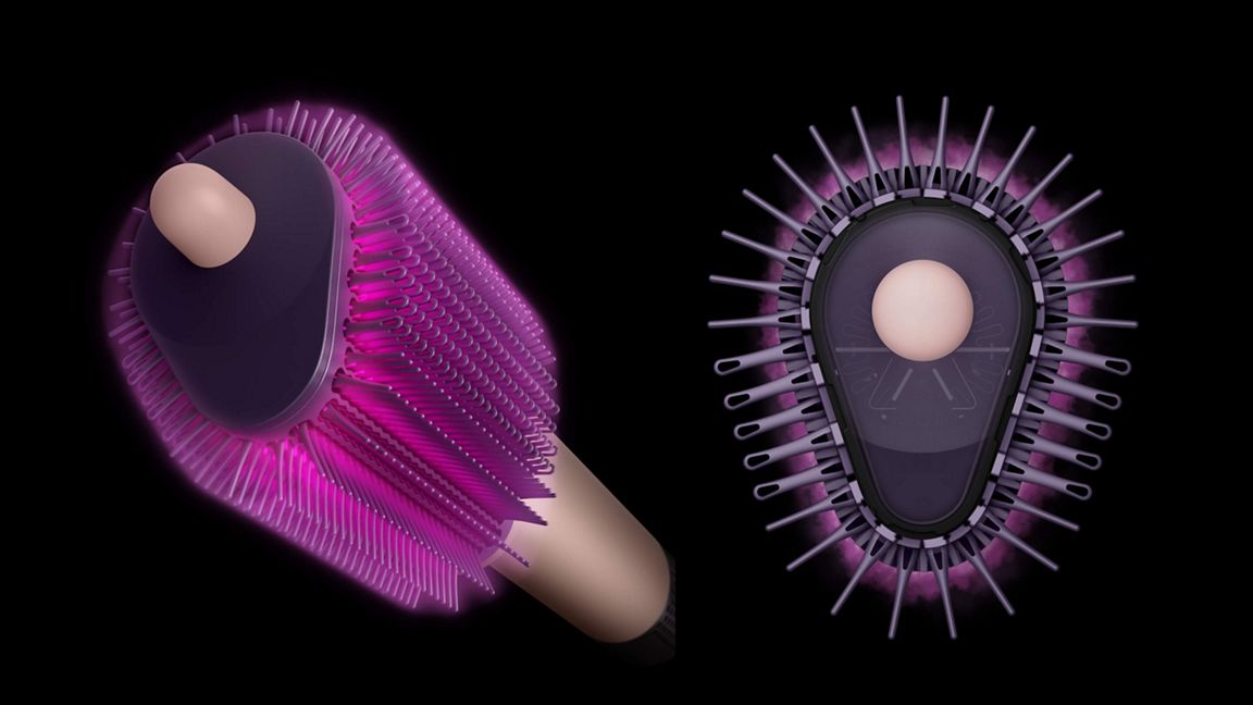 Brosse soufflante Dyson Airsmooth – Rose céramique – vue 4