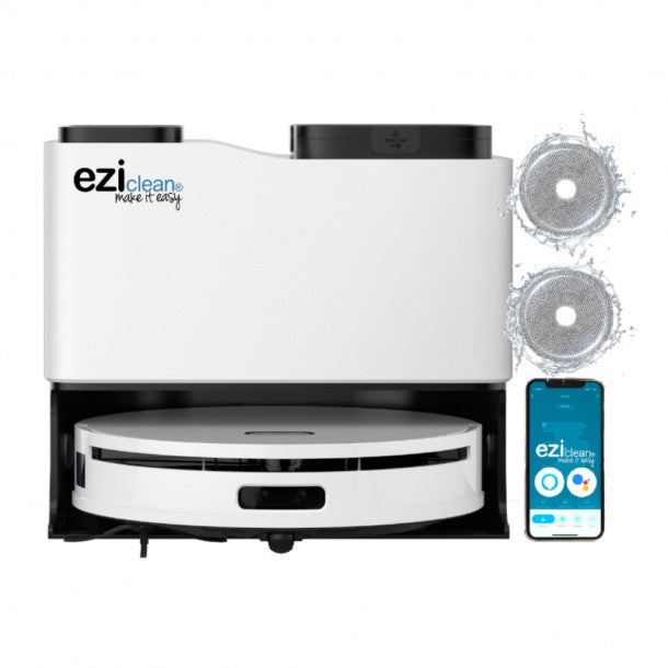 EziClean All In One Z15 Pro – Robot aspirateur-laveur avec station de vidage